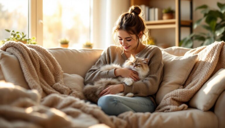 ontdek zachte, knuffelige kattenrassen die perfect zijn voor liefhebbers van warmte en gezelligheid zonder krabpartijen.